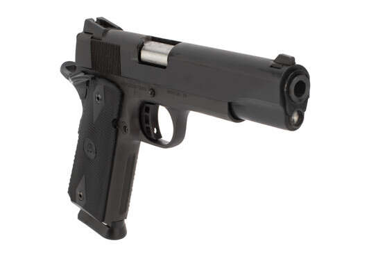 Rock Island M1911-A1 9mm tactical pistol features Novak sights